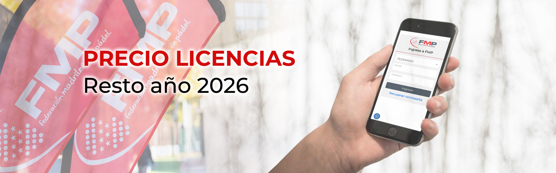 PRECIO LICENCIAS FMP RESTO AÑO 2026