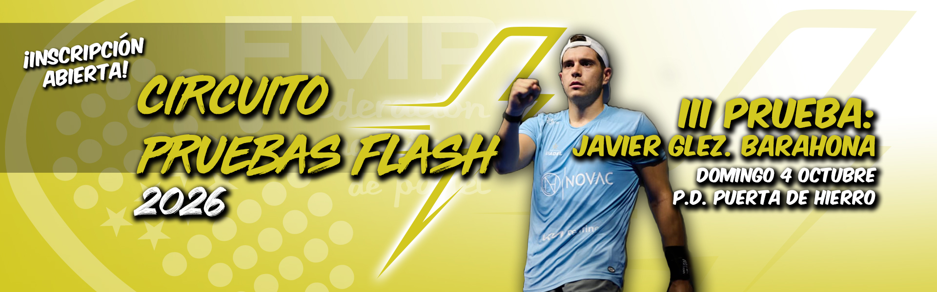 III PRUEBA FLASH: JAVIER GONZALEZ BARAHONA