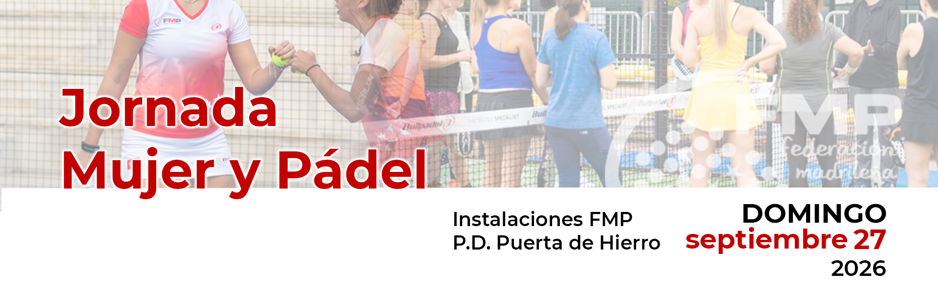 JORNADA MUJER Y PÁDEL 2026