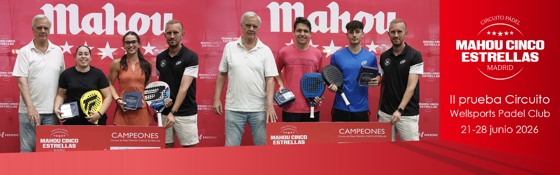 II PRUEBA CIRCUITO DE PÁDEL MAHOU 5 ESTRELLAS