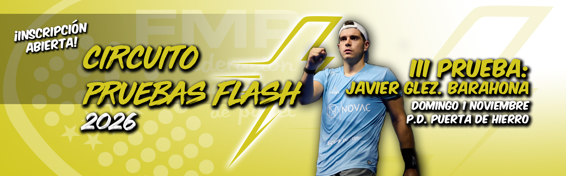 III PRUEBA FLASH: JAVIER GONZALEZ BARAHONA